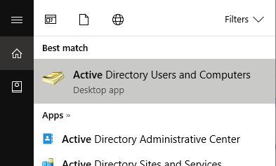 Active Directory Users And Computers